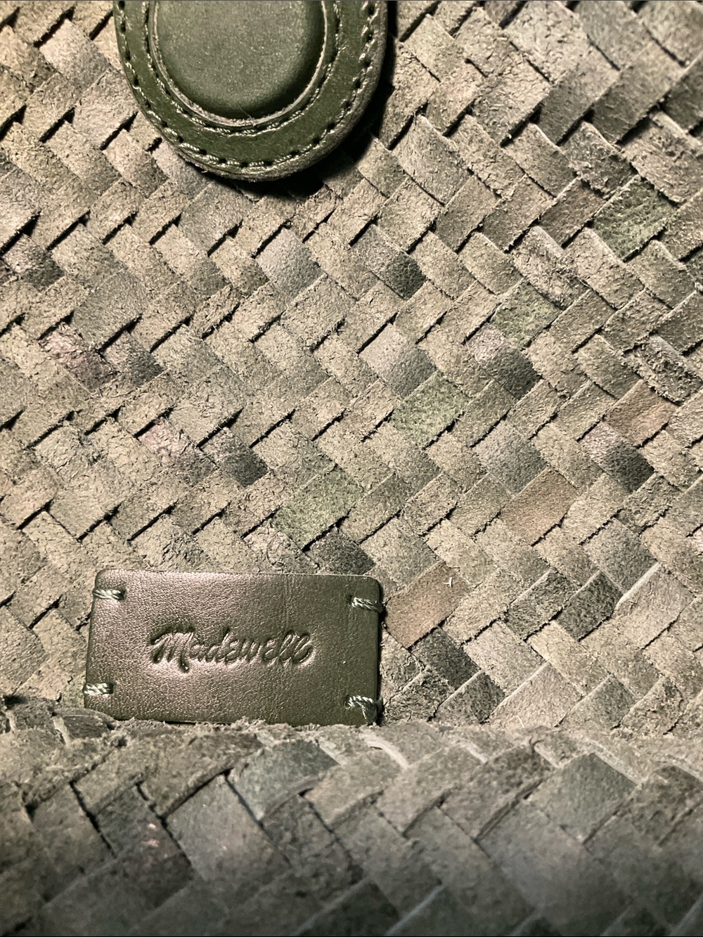 Madewell the Signature woven green shoulder bag - Picture 4 of 7
